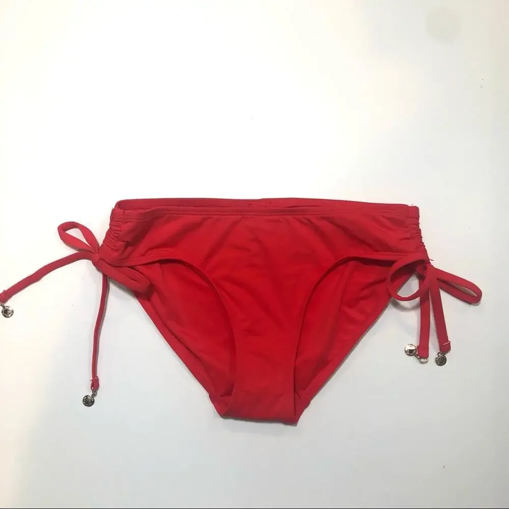 Anne Cole Coral side tie bikini swim bottom XS